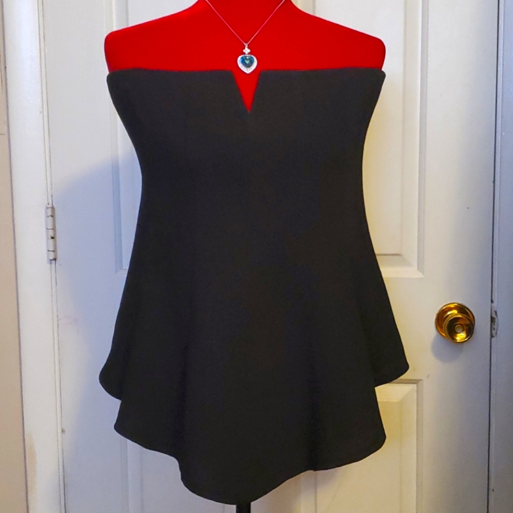 Classic Peplum Off-Shoulder Top